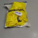 Viwenni Women's Ruffle Vintage Formal Church Wedding Guest Cocktail Dresses (Yellow) M