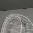 Duzzy 67 Inch Collapsible Shower Water Dam Shower Stopper Barrier and Retention System and Keeps Water Inside Threshold Dry and Wet Separation Suitable for Bathroom and Kitchen (White)