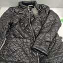 Bellivera Women Lightweight Coat Short Quilted Puffer Long Sleeve Belted Jacket Pockets, S