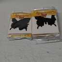 300 Pcs 3D Halloween Butterfly Wall Decor Bulk Black Butterfly Stickers 3 Sizes Mural Removable Decals DIY Wall Art for Bedroom Living Room Halloween Decoration Party Indoor