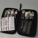 Professional Makeup Brushes BS-MALL With Travel Case - Kabuki Brush Eyeshadow Brush, Concealer Brush, Blush Brush Bronzer & Foundation Brush 20 Pcs, Labeled Daily Use & Versatile Occasions Gift Box