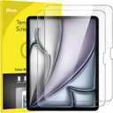 JETech Screen Protector for iPad Air 13-Inch M4/M3/M2 (2026/2025/2024), 9H Tempered Glass Film, HD Clear, 2-Pack