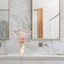 6PC Set 12" H Champagne Rose Christmas Ornaments Sequins Ball Pick, Christmas Tree Decorations Christmas Tree Topper Star Home Office Perfect Party Decorations Gifts