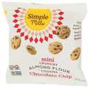 SIMPLE MILLS Mini Chocolate Chip Cookie Snack Pack, 0.8 OZ