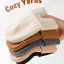 FURTALK Baby Beanie Knitted Hats Boys Girls Toddler Kids Winter Soft Warm Skull Cap (Orange)