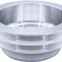 1 PC SHLPDFM Crankshaft Pulley 2 Groove Long Water Pump Compatible with SB Chevy engines SBC 265 283 305 327 350 383 400 Polished Billet Aluminum Lower