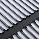 Fits 14x14 Duct Opening | Steel Return Air Filter Grille by Handua [Removable Door] for 1-inch Filters | Vent Cover Grill, Black | HVAC Cold Air Grille | Outer Size: 16 5/8"W X 15 5/8"H
