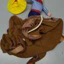 NACOCO Cowboy Rider Dog Costume for Dogs Clothes Knight Style with Doll and Hat for Halloween Day Pet Costume (XL)