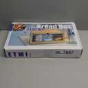 Black Bread Box for Kitchen Countertop - Modern bamboo Bread box with Window Bread Storage Container