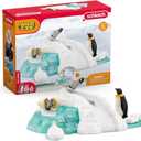 Schleich Wild Life - Penguin Family Fun - Animal Toys for Kids and Toddlers Ages 3+