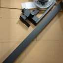 BAGNOLUX Solid Brass Floor Mount Bathtub Faucet Free Standing Tub Faucet Freestanding Tub Filler Matte Black High Flow Rate Swivel Spout with Hand Shower, YGSLT-FANG-BLACK