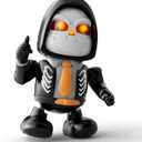 Kids Toys Halloween Robot Skeleton Toy, Prank Toys with Music & Dancing Toy Gifts for Boys & Girls Ages 3 to Up