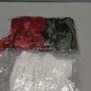 Glitinsel 30 Pcs Velvet Ribbon Bows 5" x 4" Pre Tied Christmas Velvet Bows with Twist Tie for Gift Packaging Christmas Tree Wreaths Door Windows Wedding Party Decoration(Xmas Colors)