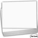 Hamilco White Cardstock Paper 6x9 Blank Index Cards 65lb Cover 100 Pack