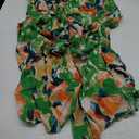 Bsubseach Wide Leg Pants Woman Flowy Floral Palazzo Pants for Women High Waisted Summer Casual Trousers Cruise Outfits Green Printed, XXL