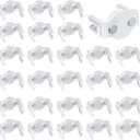 30pcs C9 Socket Clip, Christmas Light Clips C9 Magnetic Light Holders Roof Ridge Light Hook Accessories for Outdoor Patio Holiday Lighting Installation