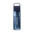 LifeStraw Go Series Water Filter Bottle - BPA-Free, Removes Bacteria, Parasites, Microplastics, Improves Taste, 22oz, Aegean Sea