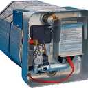 Suburban Advantage RV Tank Water Heater SW6DEL - 6 gallon Porcelain Lined Steel Tank with Direct Spark Ignition (DSI), Incoloy Electric Element, and 12VDC relay (5240A)