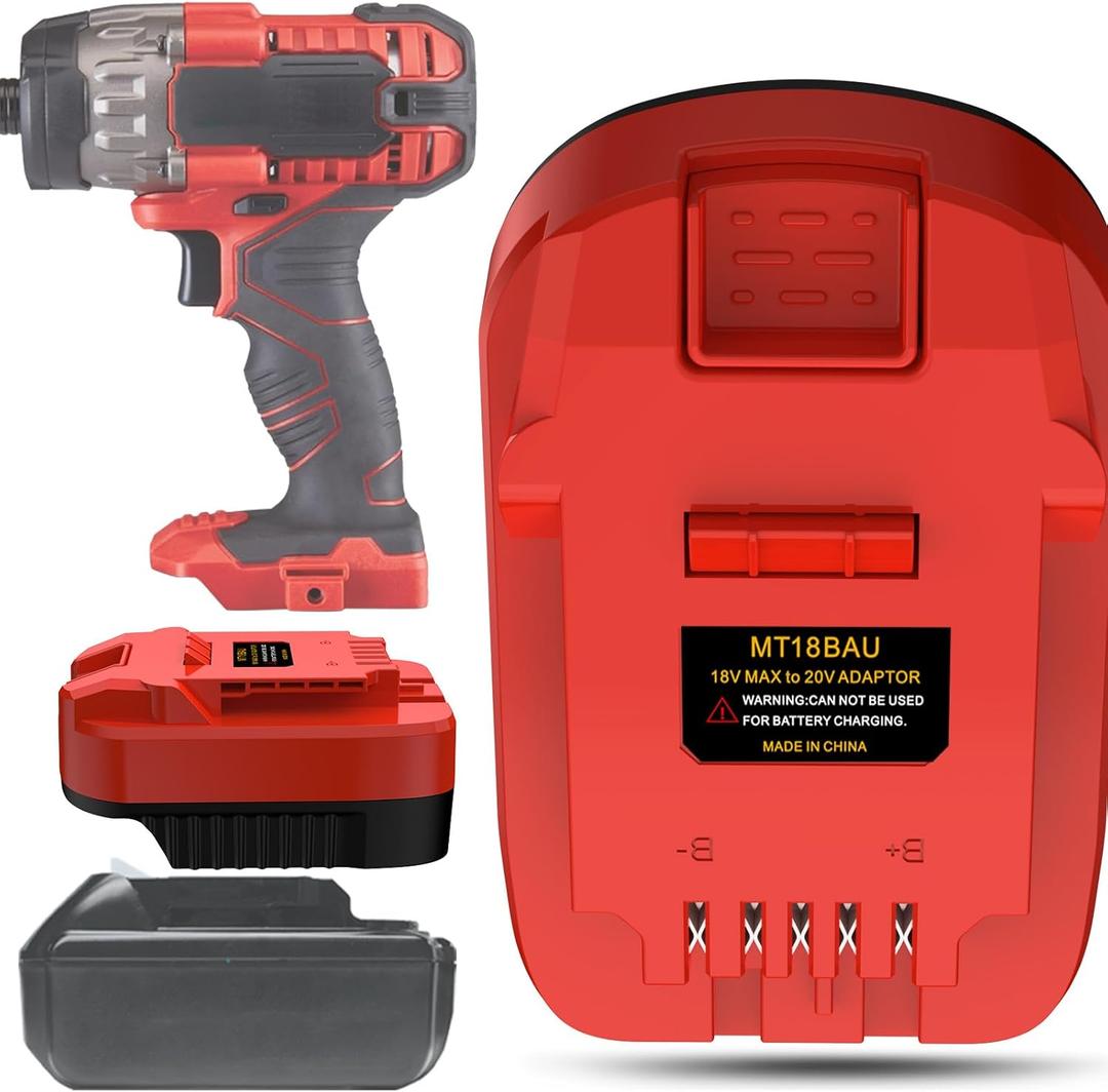 UNIKI Battery Adapter for makita to Bauer Battery Adapter Use for Bauer 20V Cordless Power Tool (Adapter only)