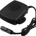 12 Volt Car Heater Car Heater Defroster Portable Electric Fan Heater Windshield Evaporative Ventilation 12V/24V Camping and Combination and Other Warm Winter Spaces,Black,24V