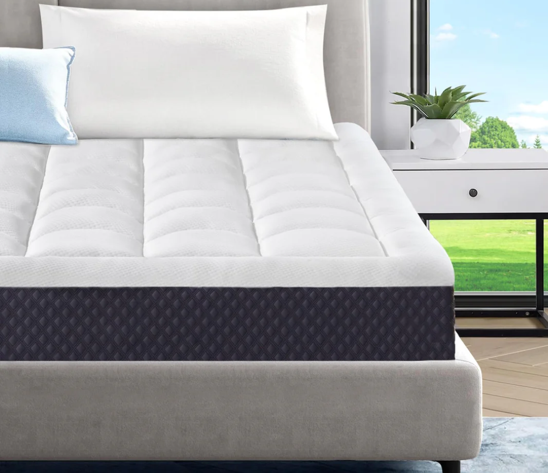 ELEMUSE Cooling Gel Memory Foam Plus Pillowtop Mattress, CertiPUR-US® Certified Breathable Bed in a Box for Pressure Relief, Fiberglass-Free, 5 Inch, Twin Size