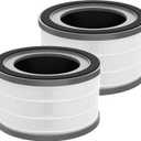 2 Pack Vista 200 Replacement Filter Compatible with LEVOIT Vista 200 Air Puri-fier, 3-in-1 H13 True HEPA Filter, High-Efficiency Activated Carbon Filter, Vista200-RF