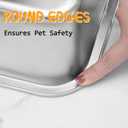 Stainless Steel Cat Litter Box, 15.7"11.8"4" Metal Litter Pan, Small Litter Box for Little Cats Kittens, Easy Cleaning