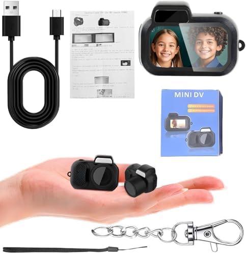 Lmuwecno Mini Camera Keychain, 1080p HD, DV Video, for Students & Kids (No Memory Card)