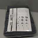 Dining Chair Covers, Jacquard Stretch Kitchen Chair Covers, Dining Room Chair Cover Set of 4, Detachable Washable Chair Covers, Chair Slipcovers, for Home, Restaurant, Banquet (Rice Flower, Grey)