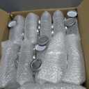 Nuogo 100 Pack 1.5oz Mini Hexagon Glass Jars Bulk for Wedding Small Honey Jars with Lids for Spice Canning Mason Gifts Candy Honey Wedding Party Favors DIY Crafts (Silver)