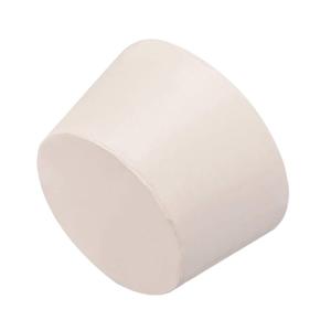 uxcell White Tapered Shaped Solid Rubber Stopper for Lab Tube Stopper Size 12