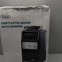 Gevi 10-Cup Grind & Brew Coffee Maker with Built-in Burr Grinder  Programmable Touch Screen, 4-Hour Keep Warm, Permanent Filter, Drip Coffee Machine for Home & Office (10.7"D x 7.9"W x 17.8"H)