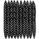 Bememo 40 Pieces Soft Curlers Hair Rollers Pillow Rollers for Hair Satin Sponge Curlers to Sleep in Overnight Heatless No Heat for Long Short Foam Rag Large Styling Tools(Black)