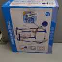 NIPLOOOW Pool Basketball Hoop, 2-in-1 Floating Pool Toys Ring Game with 4 Balls and Pump, Outdoor Swimming Pool Basketball Games Water Play Toy Family Party for Kids Adults Age 3-12 (Blue)