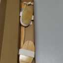 Dry Brushing Body Brush, POPCHOSE Body Scrubber for Men Women, Back Scrubber for Shower, Natural Bristle Exfoliator Scrubber for Body Cellulite and Lymphatic, Long Handle, Detachable, Dual Brush Heads