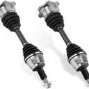 Front CV Axle Shaft Assembly Fits for Chevy Silverado 1500/2500/3500 HD, Suburban 2500, Avalanche 2500 & GMC Sierra, Yukon XL 2500 & Hummer H2, 1999-2013, 4WD Only, Driver & Passenger side, 2PC