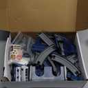 Train Sets for Boys 4-7, Battery Operated Train Set with Tracks(Magnetic Connection), Compatible with Thomas, Brio, Chuggington, Gifts for 3 4 5 6 Years Old (City 104 Pcs)