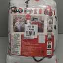 Franco Comforter and Sheet Set, Microfiber, Red-Hello Kitty, 7 Piece Queen Size