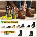 Jadkysarh Boot Stretcher Women Men, Professional Shoes Stretcher Adjustable Boot Widener for Sneakers Leather Shoes (Large)