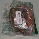 Long Dog Leash Waterproof Recall Training Lead Outdoor Long Line Great for Training, Beach, Play, Camping, or Backyard (16ft, Brandy red)