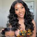 Glueless Wigs Human Hair Pre Plucked Wear and Go Glueless Wig for Beginners Body Wave Lace Front Wigs Human Hair Wigs for Black Women Upgraded No Glue Ready To Wear 4x4 Lace Pre Cut Wig 16 Inch