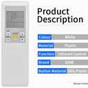 Replacement Remote Control for Daikin AC Air Conditioner ARC452A9 ARC452A10 ARC452A19 ARC452A20 ARC452A21 ARC452A23 ARC466A36