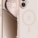 TOCOL for iPhone 17 Case, Full Camera Protection, Built-in Magnetic Ring, Compatible with Magsafe Charger, Drop Protection, Translucent Matte Phone Case for iPhone 17 6.3 inch (Desert)