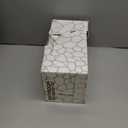 Clear Acrylic Bathroom Accessories Set - Rust-Free, Transparent Design - Includes Soap Dispenser, Toothbrush Holder, Cup, Soap Dish, and Toilet Brush 5-Piece (Brown)