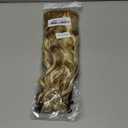 TYQ Hair Extensions 6PCS Curly Clip In Hair Extensions 12" Short Curly Wavy Blonde hair extensions Invisible Lace Weft Natural Soft Synthesis Hairpieces for Women-Golden Blonde with Highlights