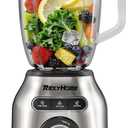 Blender with 3 Programs, 1000W Heavy-Duty Countertop Blenders for Kitchen, 59 Oz Glass Jar, Auto Clean 8-Speeds & Pulse Function Blender for Smoothies, Shakes, Ice Crushing & Frozen Fruit