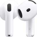 Apple AirPods 4 Wireless Earbuds, Bluetooth Headphones, with Active Noise Cancellation, Adaptive Audio, Transparency Mode, Personalized Spatial Audio, USB-C Charging Case, Wireless Charging, H2 Chip