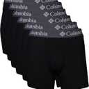 Columbia 6 Pack Performance Boxer Brief (Medium, Black)