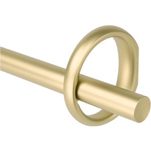 Umbra Ringlet Curtain Rod for Window, Adjustable 42" to 120", Gold
