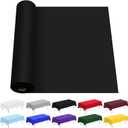 Plastic Table Cloth,100 Feet X 54 Inch Plastic Table Cover Roll Premium Disposable Tablecloth for Picnic, Party, Banquet, Birthday, Wedding, Anniversary (Black)
